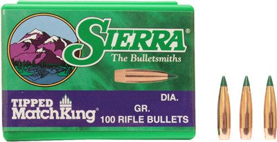 155 GR HP-BT MATCH TMK 100CT - .30 Caliber 7.62mm Bullet