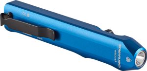 White EDC Blue Pocket Clip Light - Streamlight Wedge Carry