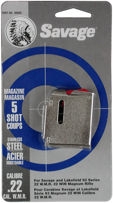 Savage Magazine 93 Series Stainless 5RD .22WMR/.17HMR