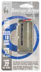 Savage Magazine 93 Series Stainless Steel 10RD - .22WMR/.17HMR