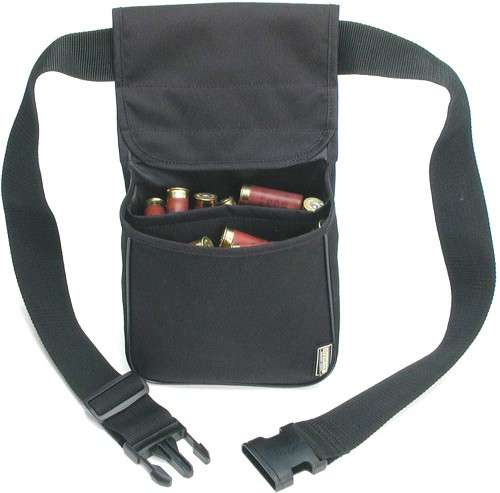 Drymate Nylon Black Shell Bag with Belt - Clay Target Shooting Accessory