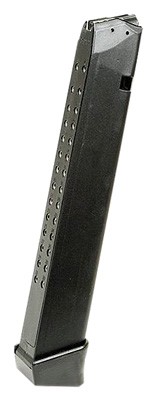 SGM Tactical Glock 9mm 33rd Black Polymer Magazine