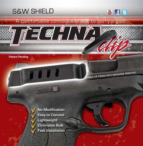 CLIP S&W SHIELD 9 & 40 RIGHT - Gun Retention Accessory