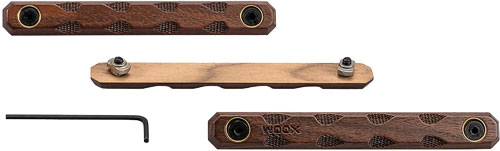 American Walnut 3PC Set 4.88" - M-LOK/Keymod Rail Covers