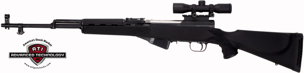 Monte Carlo Black Synthetic Stock for SKS Rifle