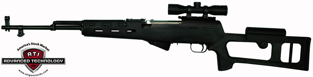 FIBERFORCE STYLE BLACK SYN Stock SKS Rifle Upgrade