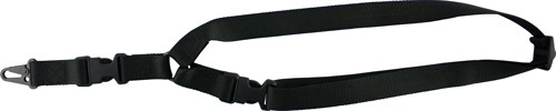 US Tactical S1 Single Point Sling - Black, Easy On/Off Buckle