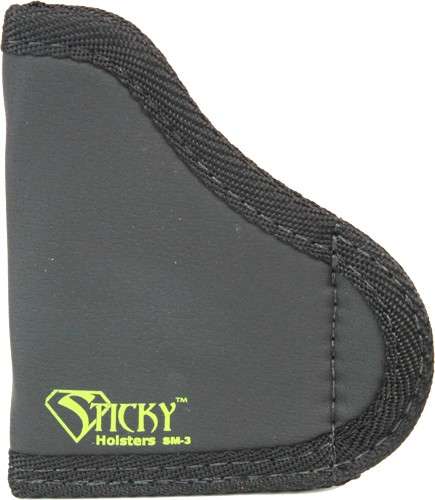 Sticky Holsters Small Handguns - Pocket .380 Laser 2.75" Barrel Black