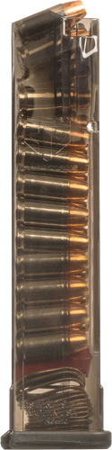ETS Magazine S&W M&P 9mm 21rd - Extended Carbon Smoke