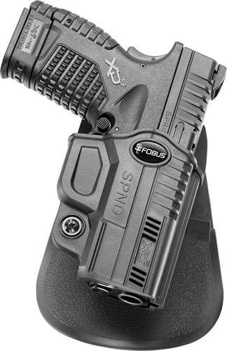 Fobus Holster E2 Paddle for Springfield XD-S 3.3" & 4" - Secure Fit & Comfort