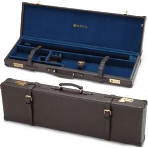 Beretta Brown Leather Shotgun Case - Premium Protection