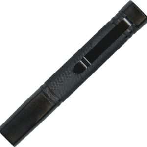 12.1" Black Baton with Hand Holster - Self-Defense Tool