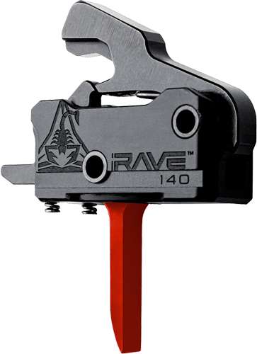 RED 3.5LB AR-15 with Walk Pins - Rise Trigger Rave 140