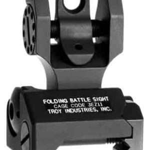Troy Battlesight Rear Folding in Black - Premium Firearm Sight