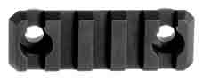 Troy Industries 2" Black Rail Section - Tactical Firearm Accessory