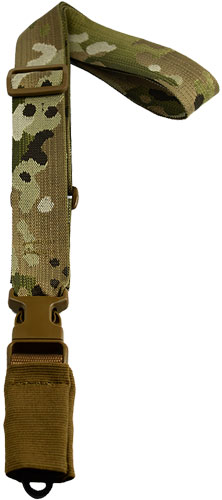 Tac Shield Single Point Sling - Multicam Heavy-Duty Hook Swivel
