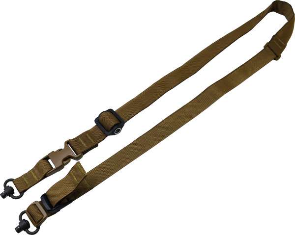 QD Push Button Padded Coyote Sling - Tac Shield Warrior