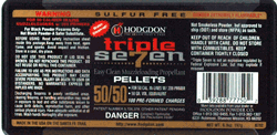Hodgdon Triple Seven 50gr Pell 50 Caliber Pyrodex Pellets 100 Pack