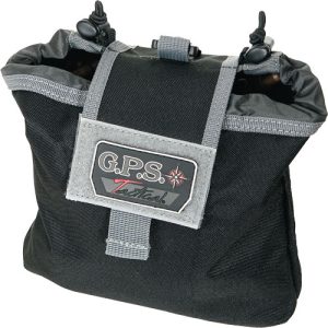 Belt Style Black Brass Pouch for Shooting Enthusiasts