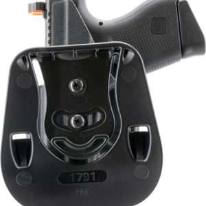 1791 Kydex OWB Paddle Holster for Glock 43/43X - Black