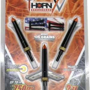 Thorn Broadheads XV Crossbow 125GR 2-Blade 2" Cut 3PK