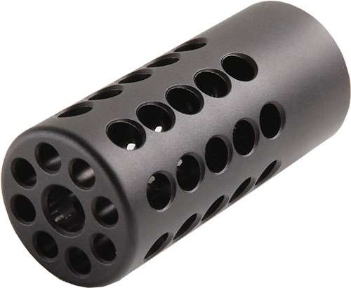 1/2x28 TPI Matte Black Muzzle Brake for .22LR Rifles