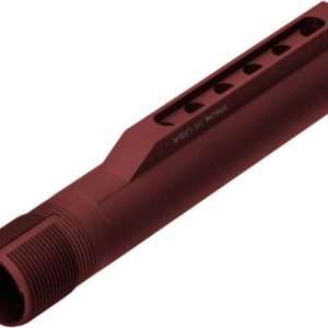 MIL-SPEC 6-Position Red Buffer Tube for AR-15