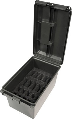 BLACK HOLDS AR-15/DS HANDGUN Magazine Can - Dark Earth, 10 AR & 10 Double-Stack Mags