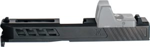 True Precision Glock 19 Slide RMR Cut Black DLC