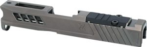 True Precision Glock 43 Stealth Grey Slide with RMS Cut