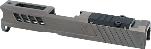 True Precision Glock 43 Stealth Grey Slide with RMS Cut