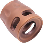 1/2x28 Copper Mini Compensator for Enhanced Firearm Performance