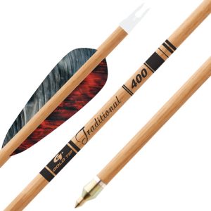 4" Feathers 1/2 Dozen - Gold Tip Arrow Traditional