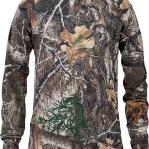 Habit Bear Cave Youth Tee - Long Sleeve Realtree Edge LG