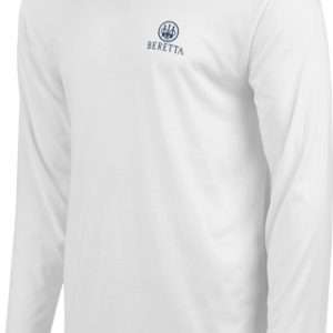 Large White Beretta T-shirt LS 500 Years - Premium Cotton Comfort