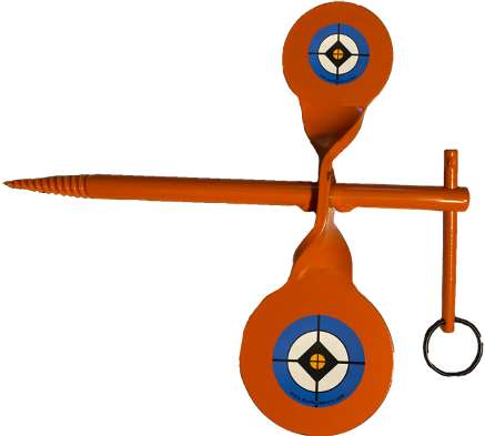 Do-All Steel Target Double: Premium .22 Tree Spinner