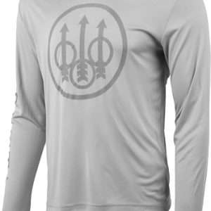 Beretta T-shirt LS Vintage Trident Large Light Grey