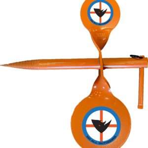 Do-All Steel Target Handgun with Tree Spinner - 2 Stacked Targets