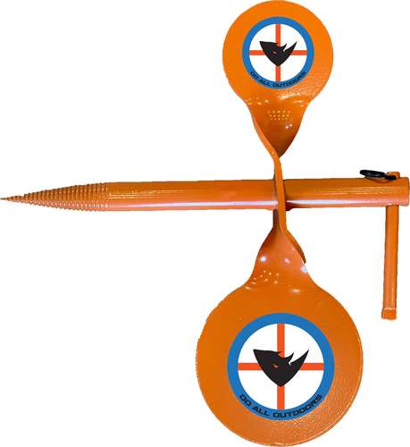 Do-All Steel Target Handgun with Tree Spinner - 2 Stacked Targets