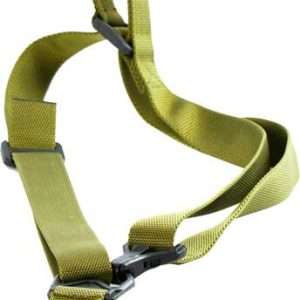 Green High-Strength Synthetic Fiber Sling - 1/2 Ton Load Capacity