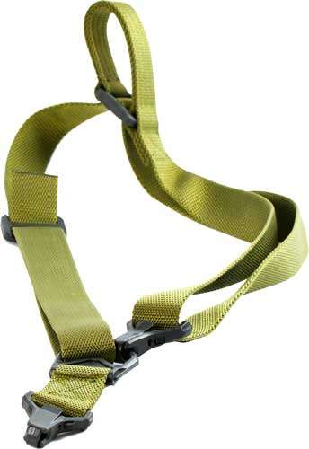 Green High-Strength Synthetic Fiber Sling - 1/2 Ton Load Capacity