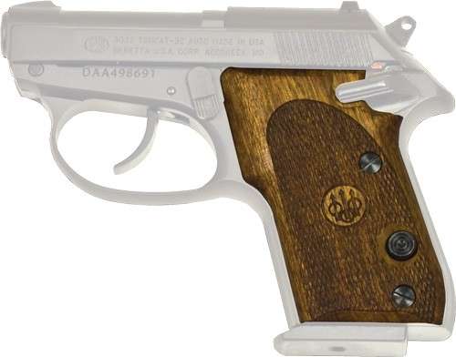 Walnut Checkered Grips for Beretta 3032 Tomcat - Premium Upgrade
