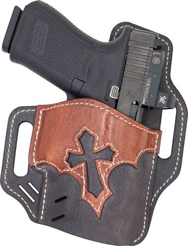VersaCarry Arc Angel Vintage OWB Holster Grey/Tan Size 4