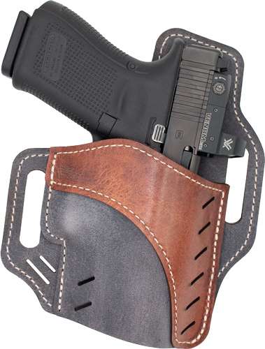 VersaCarry Horizon Vintage OWB Holster Grey/Tan Size 3 - Premium Style and Functionality