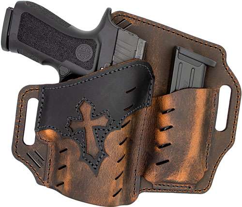 VersaCarry GRDN Arc Angel OWB Holster Distressed Brown Full Size RH