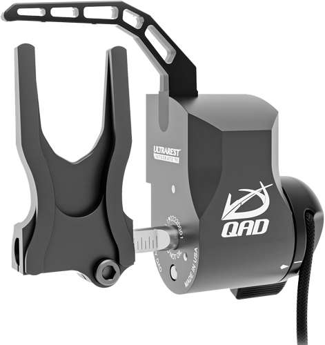 BLACK LH QAD Arrow Rest Integrate R2 - Left Hand Archery Accessory