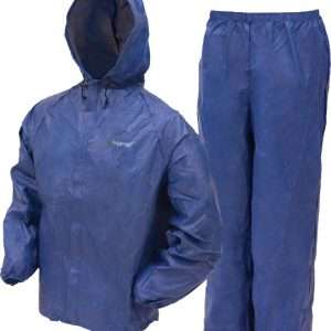 ULTRA-LITE-2 X-LARGE BLUE Rain Suit Men Waterproof Durable Compact