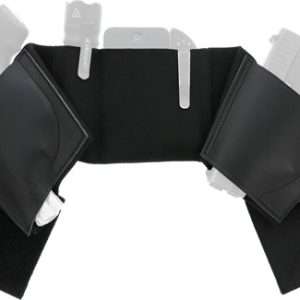 Galco Underwrap Black Belly Band with 2 Leather Holsters