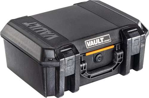 Pelican Vault Large Pistol Case with Black Foam - Crushproof Design, Waterproof, Lightweight