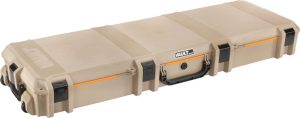 Pelican Vault Double Rifle Case with Wheels and Foam, 53" Tan